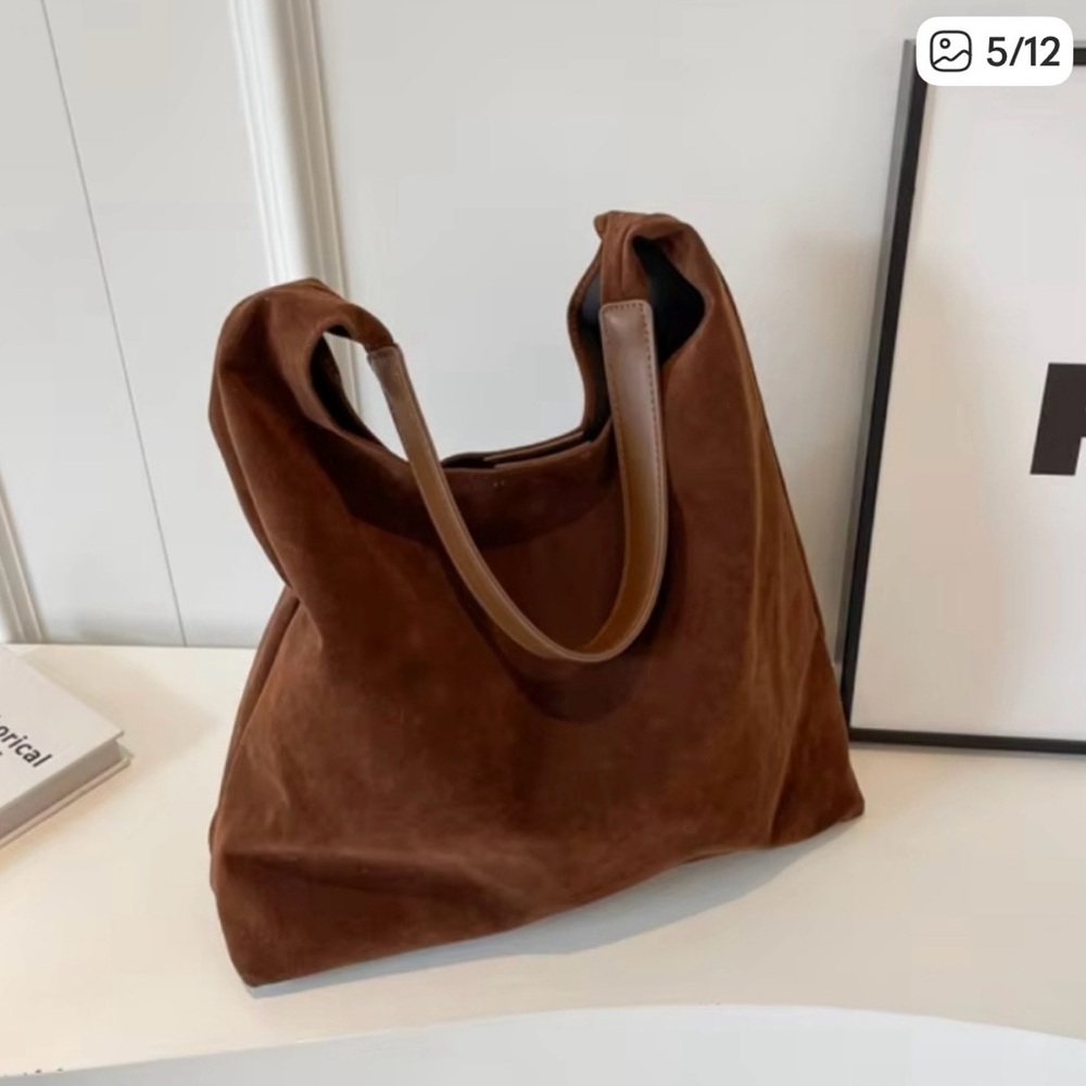 Suede Shoulder Bag - Picture 4 of 5